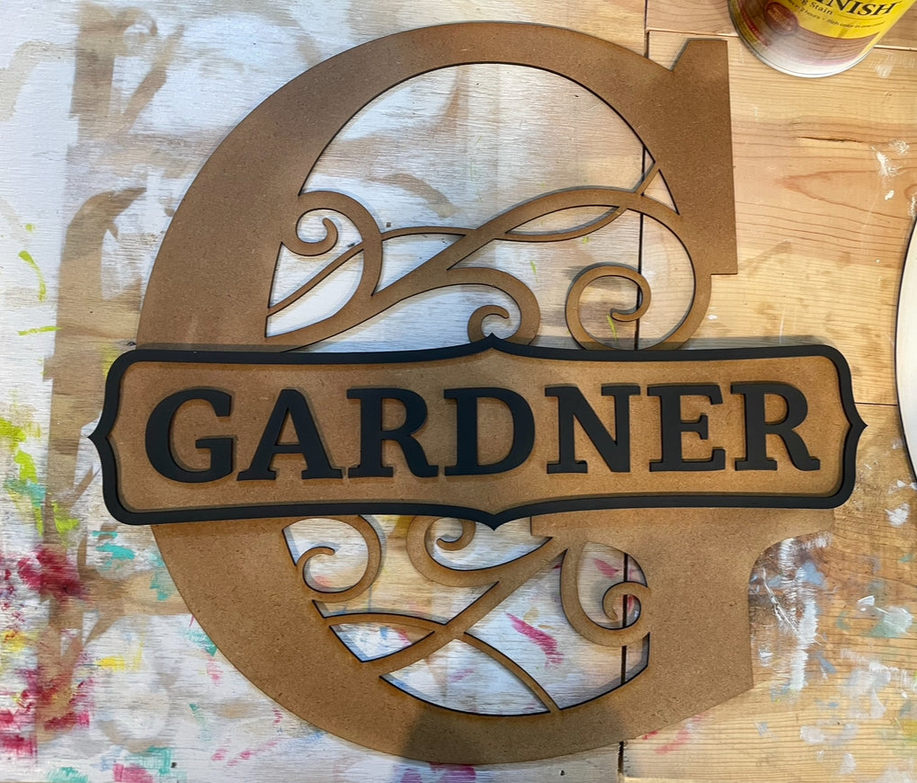 Monogram Door Hanger