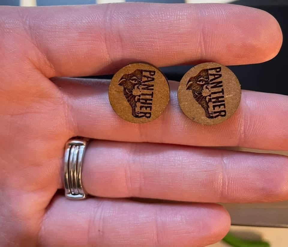 Panther Stud Earrings