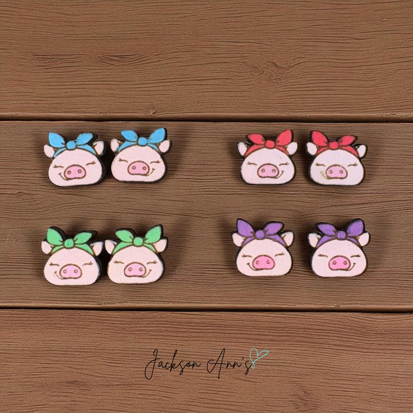 Piggy Stud Earrings