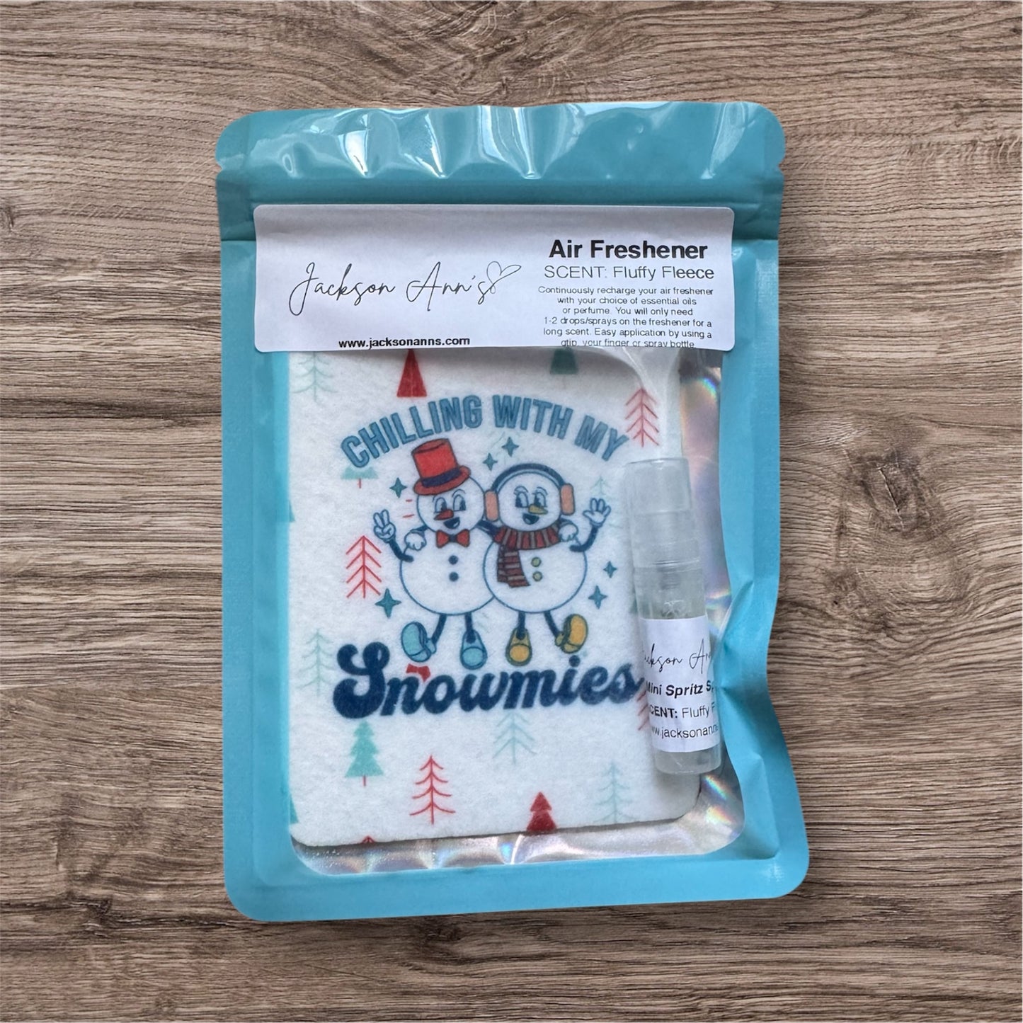 Winter Air Fresheners with Mini Spritz Spray