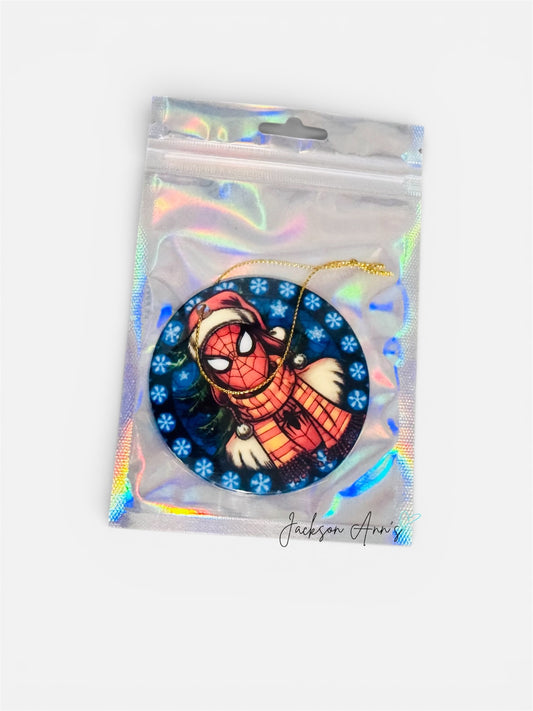 Spider Web Ornament - Ceramic