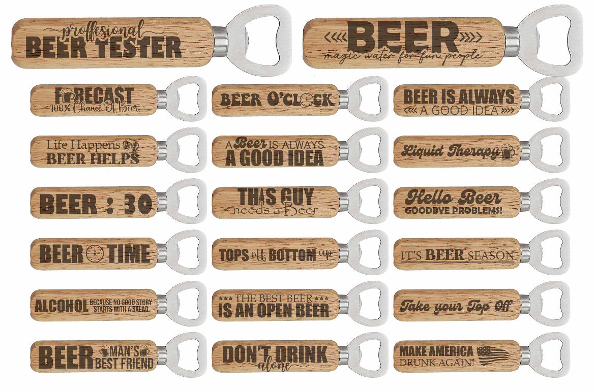 Wooden Bottle Openers