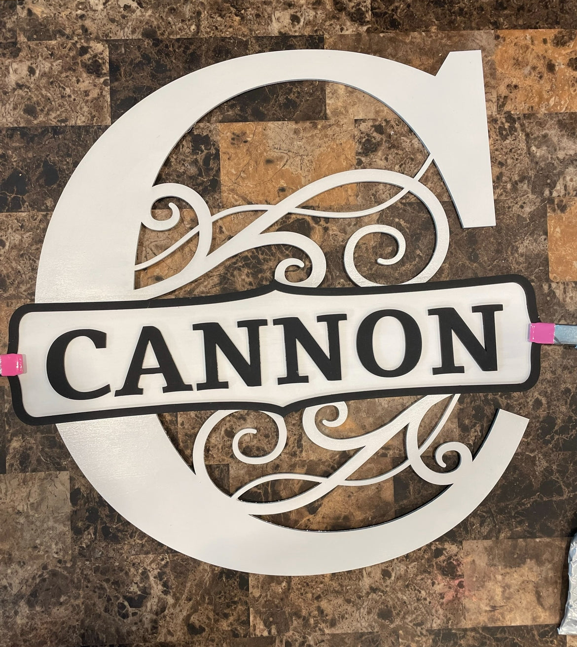 Monogram Door Hanger