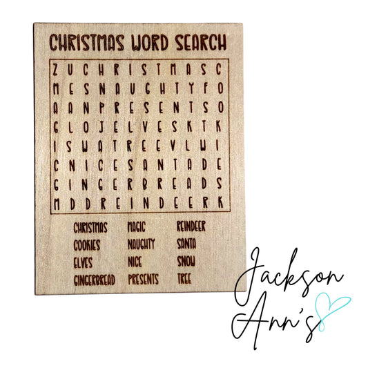 Elf on the Shelf: Christmas Word Search