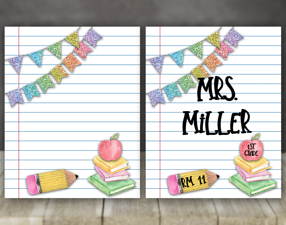 Personalized Teacher Notebook - A6