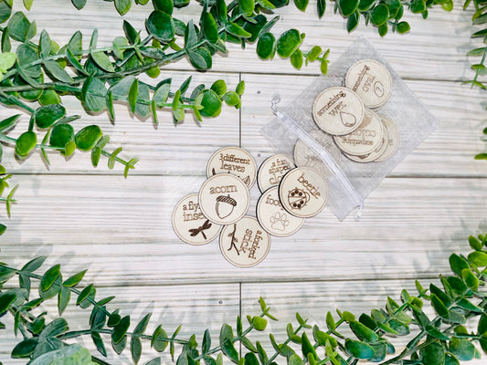 Outdoor Scavenger Hunt Tokens