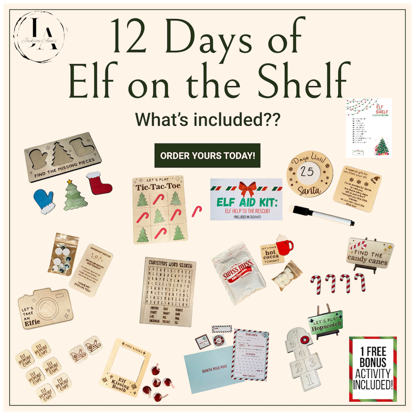 Elf Props - 12 Day Kit