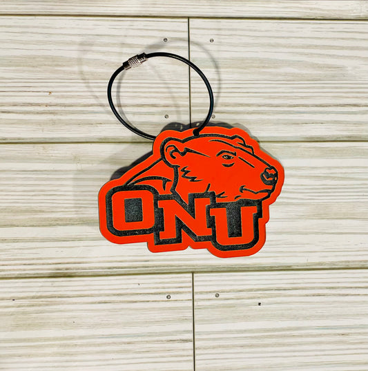 Ohio Northern University (ONU) Keychain or Bag Tag