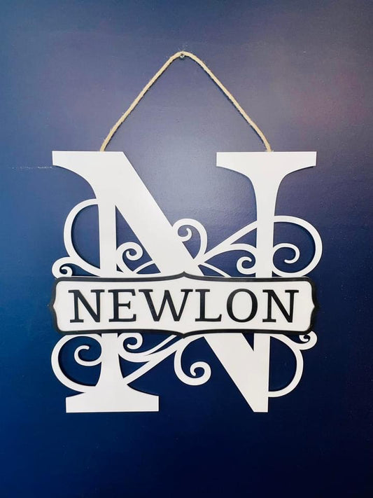 Monogram Door Hanger