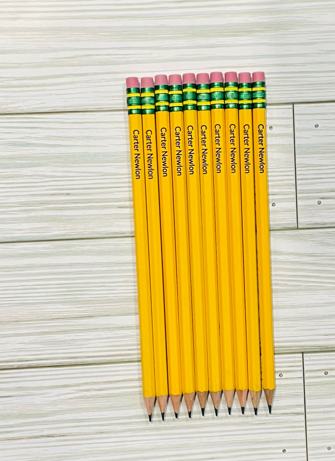 Personalized Ticonderoga Pencils With Back to School Backers