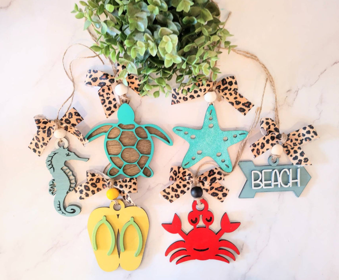 Summer & Beach Car Charms