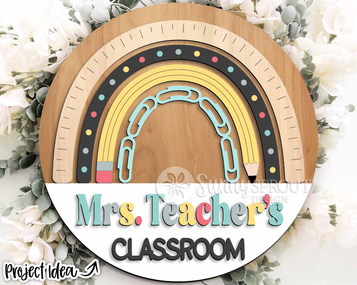 Teacher Classroom Supplies Door Hanger