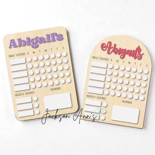 Dry Erase Chore Chart