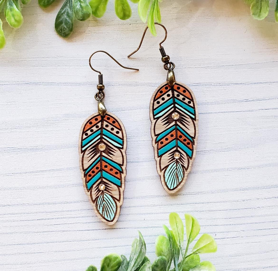 Feather Earrings