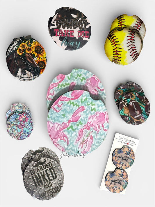 DISCONTINUED - Car Coasters - Neoprene