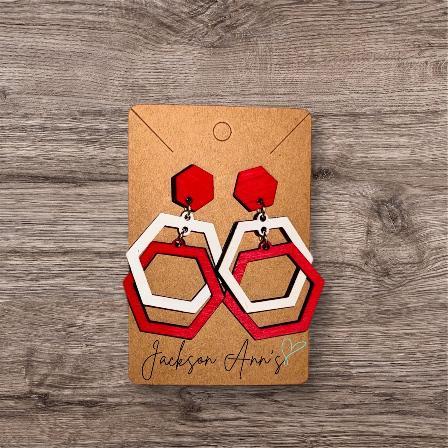 Hexagon Infinite Earrings (Stud)