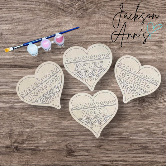 DIY Mini Heart Paint Kit