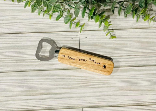 Wooden Personalized Bottle Openers