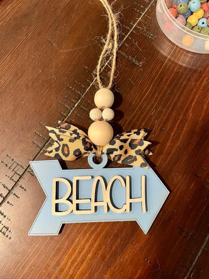 Summer & Beach Car Charms