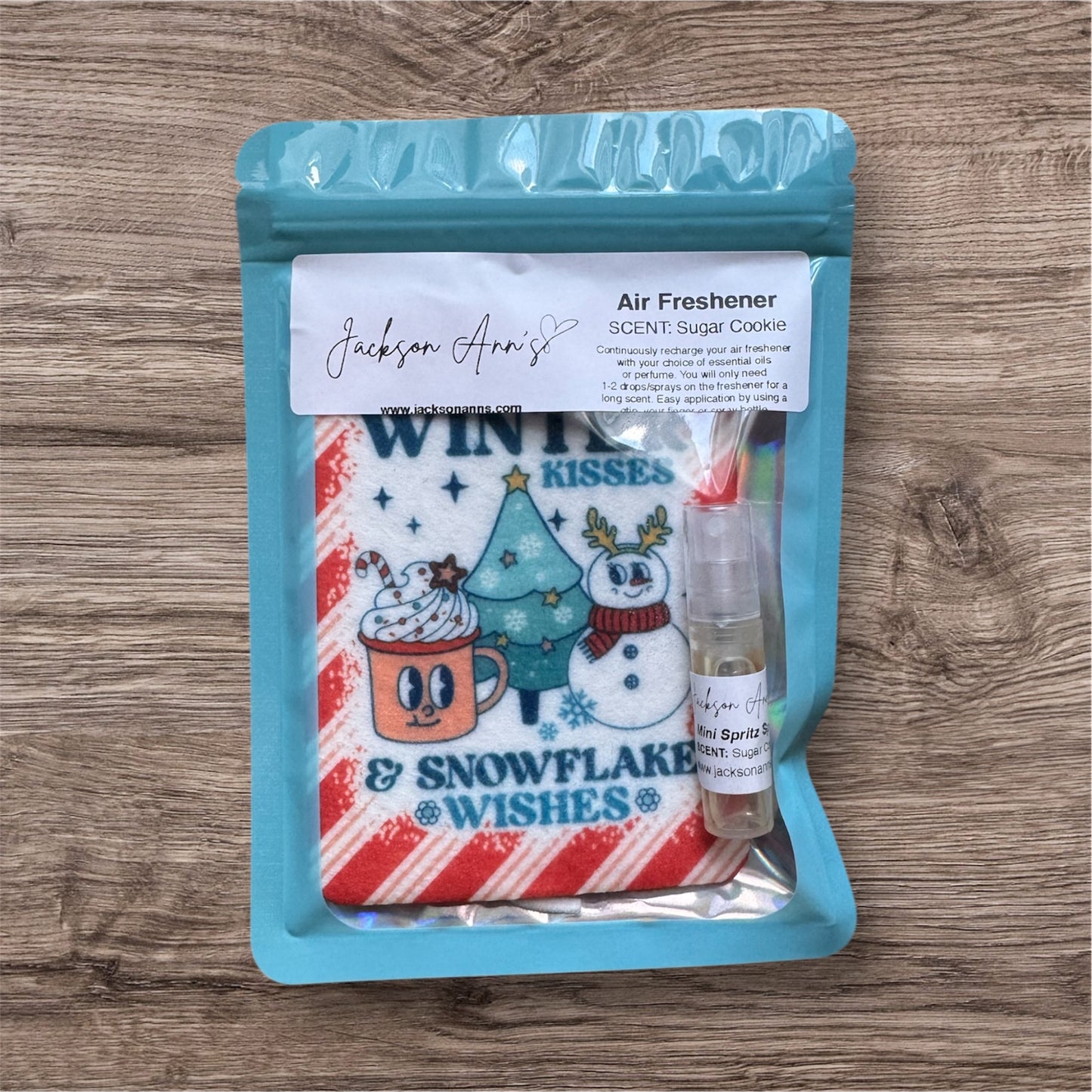 Winter Air Fresheners with Mini Spritz Spray