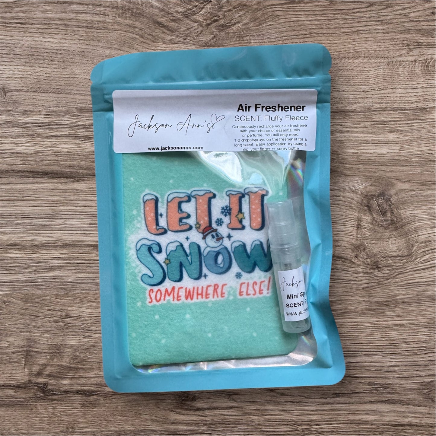 Winter Air Fresheners with Mini Spritz Spray