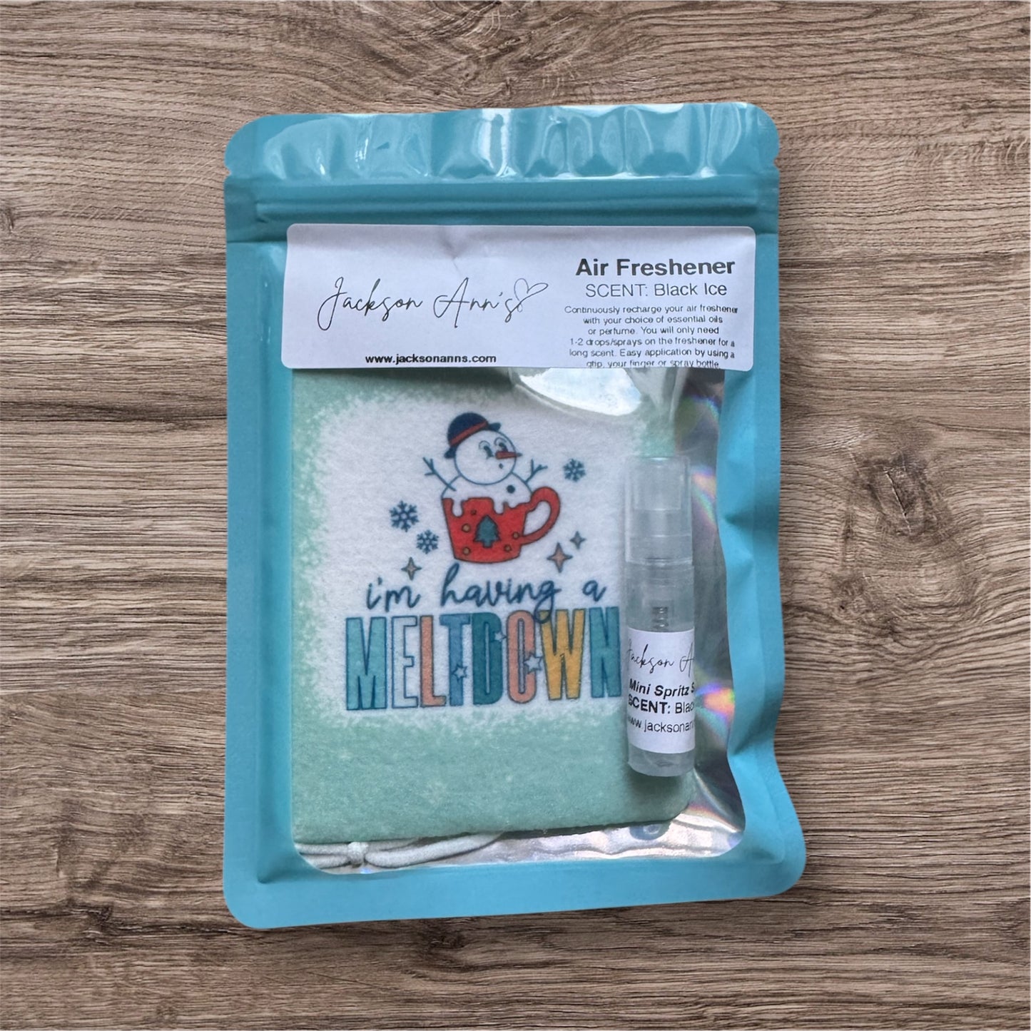 Winter Air Fresheners with Mini Spritz Spray