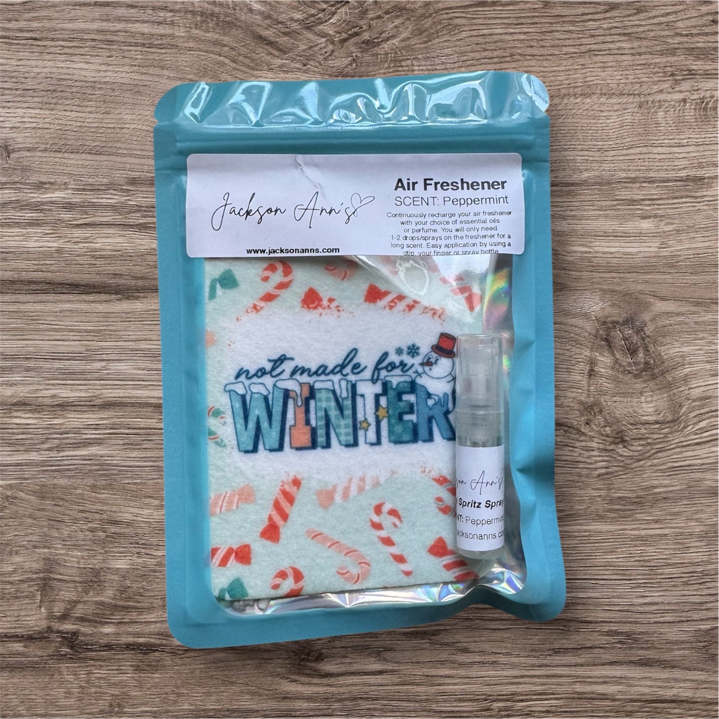 Winter Air Fresheners with Mini Spritz Spray